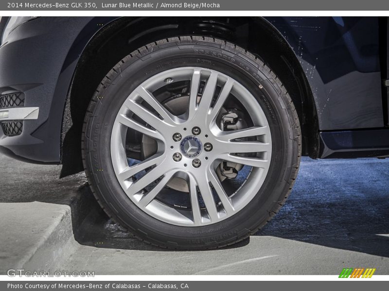 Lunar Blue Metallic / Almond Beige/Mocha 2014 Mercedes-Benz GLK 350