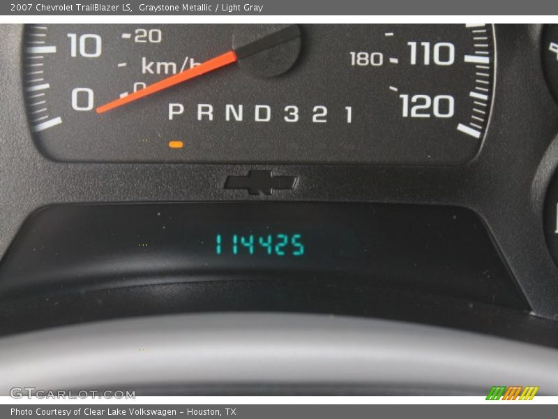 Graystone Metallic / Light Gray 2007 Chevrolet TrailBlazer LS