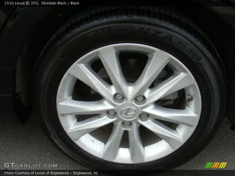 Obsidian Black / Black 2010 Lexus ES 350