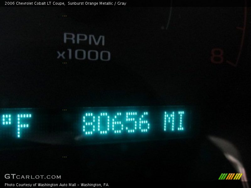 Sunburst Orange Metallic / Gray 2006 Chevrolet Cobalt LT Coupe
