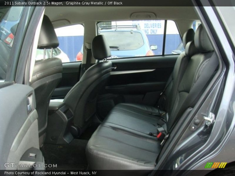 Graphite Gray Metallic / Off Black 2011 Subaru Outback 2.5i Wagon