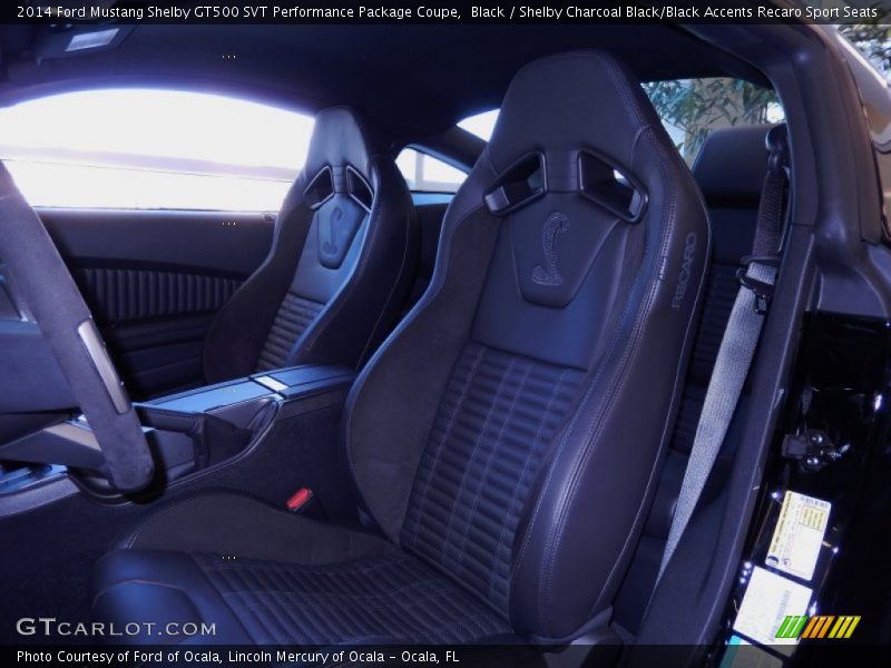 Front Seat of 2014 Mustang Shelby GT500 SVT Performance Package Coupe