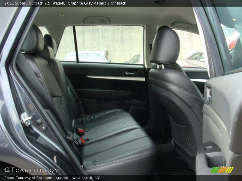Graphite Gray Metallic / Off Black 2011 Subaru Outback 2.5i Wagon