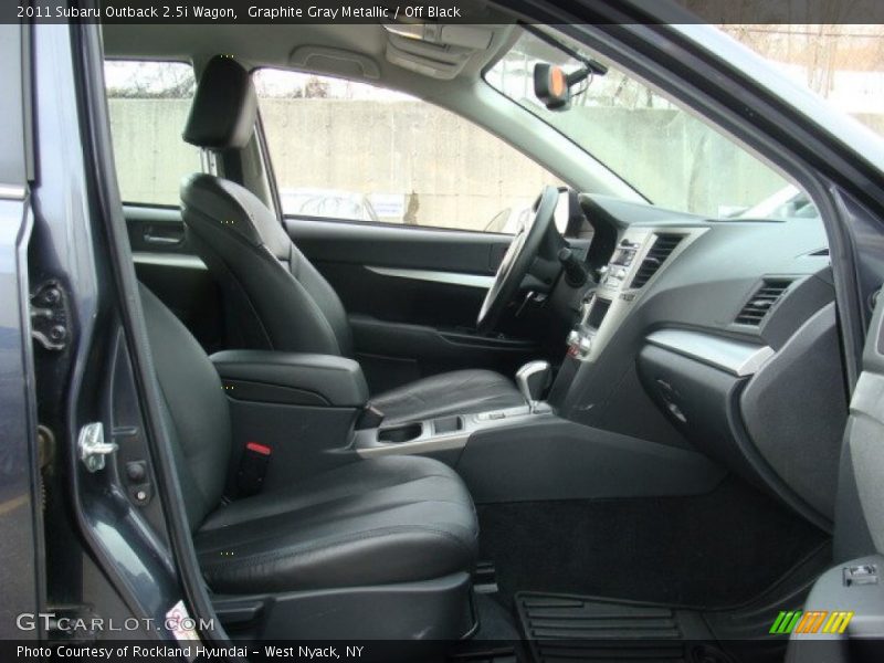 Graphite Gray Metallic / Off Black 2011 Subaru Outback 2.5i Wagon