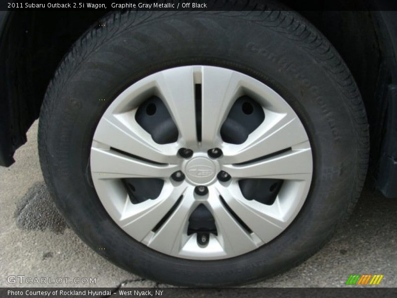 Graphite Gray Metallic / Off Black 2011 Subaru Outback 2.5i Wagon