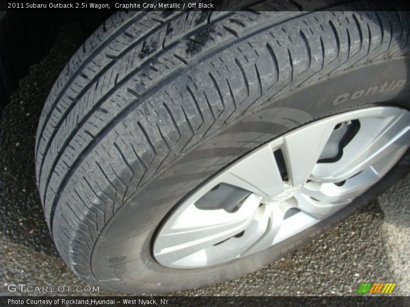 Graphite Gray Metallic / Off Black 2011 Subaru Outback 2.5i Wagon