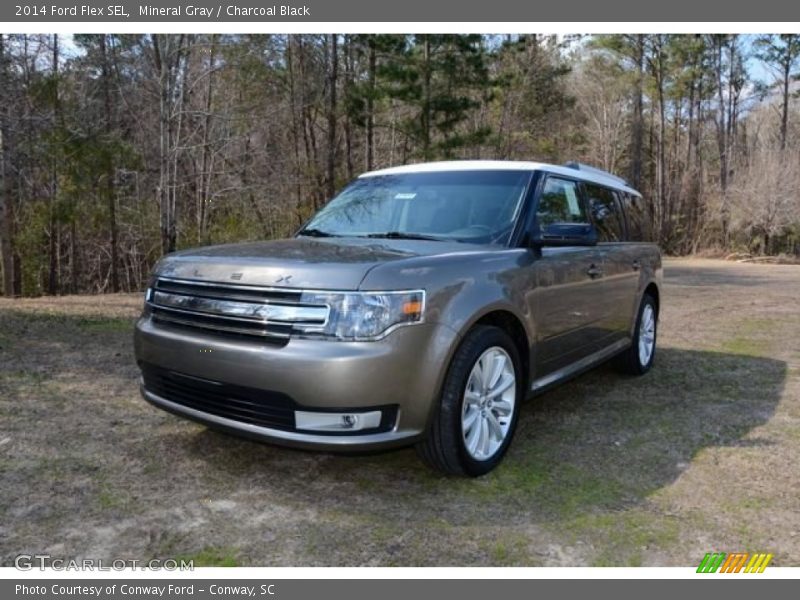 Mineral Gray / Charcoal Black 2014 Ford Flex SEL