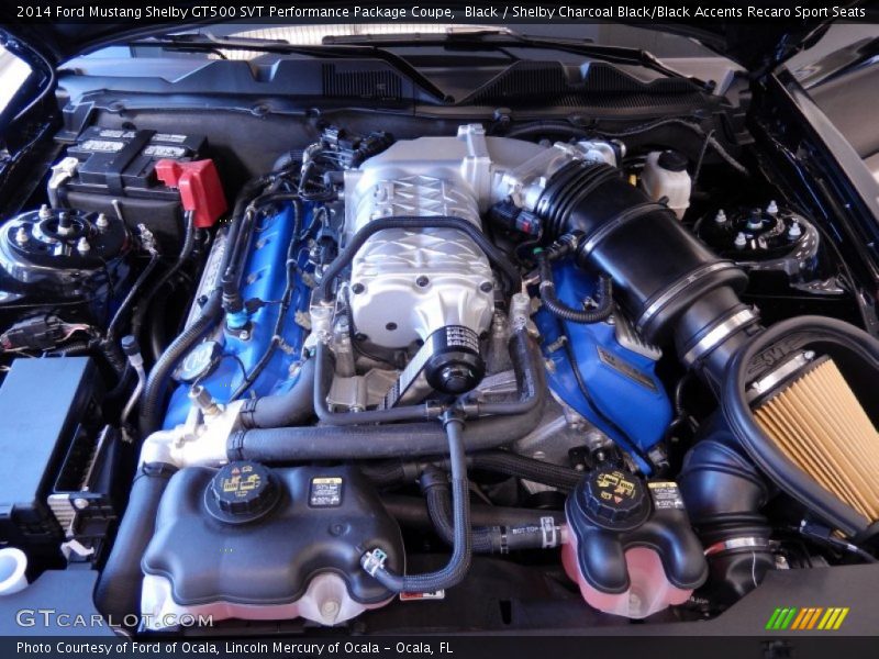  2014 Mustang Shelby GT500 SVT Performance Package Coupe Engine - 5.8 Liter SVT Supercharged DOHC 32-Valve Ti-VCT V8