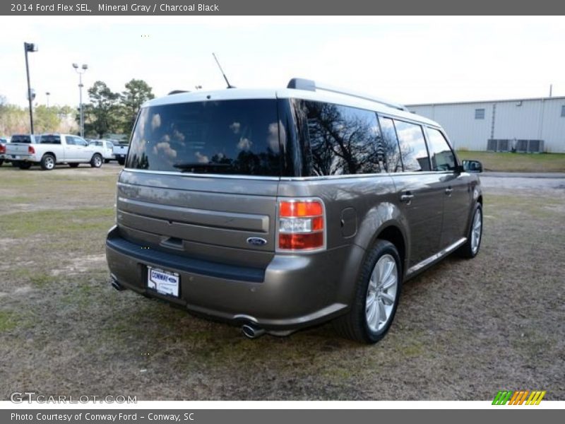 Mineral Gray / Charcoal Black 2014 Ford Flex SEL