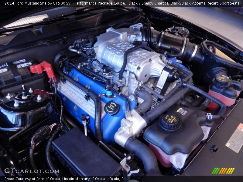  2014 Mustang Shelby GT500 SVT Performance Package Coupe Engine - 5.8 Liter SVT Supercharged DOHC 32-Valve Ti-VCT V8