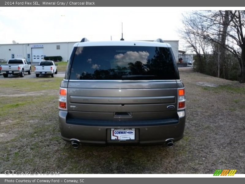 Mineral Gray / Charcoal Black 2014 Ford Flex SEL