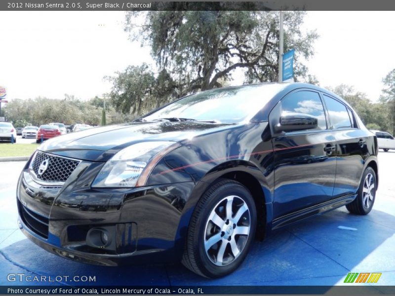 Super Black / Charcoal 2012 Nissan Sentra 2.0 S