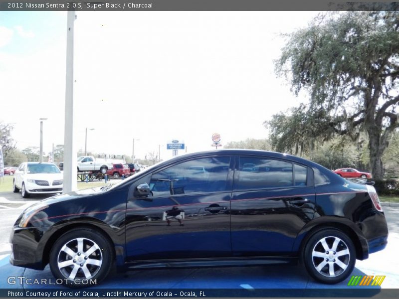 Super Black / Charcoal 2012 Nissan Sentra 2.0 S