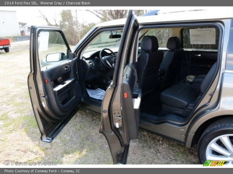 Mineral Gray / Charcoal Black 2014 Ford Flex SEL