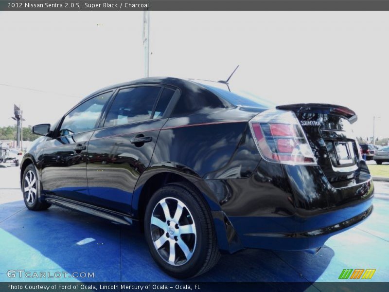Super Black / Charcoal 2012 Nissan Sentra 2.0 S