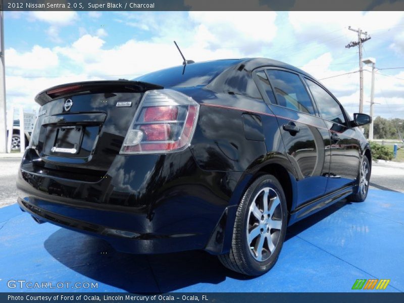 Super Black / Charcoal 2012 Nissan Sentra 2.0 S