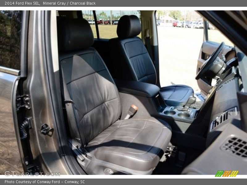Mineral Gray / Charcoal Black 2014 Ford Flex SEL