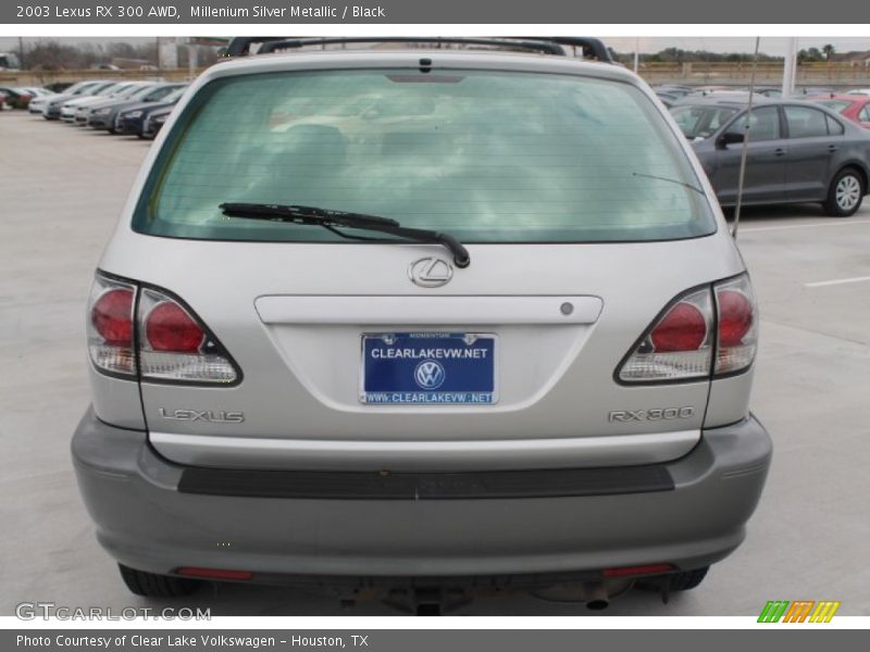 Millenium Silver Metallic / Black 2003 Lexus RX 300 AWD