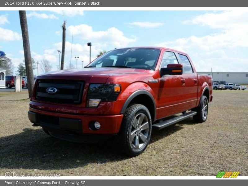 Sunset / Black 2014 Ford F150 FX4 SuperCrew 4x4