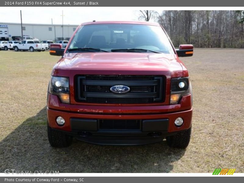 Sunset / Black 2014 Ford F150 FX4 SuperCrew 4x4