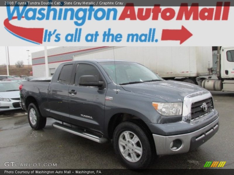 Slate Gray Metallic / Graphite Gray 2008 Toyota Tundra Double Cab