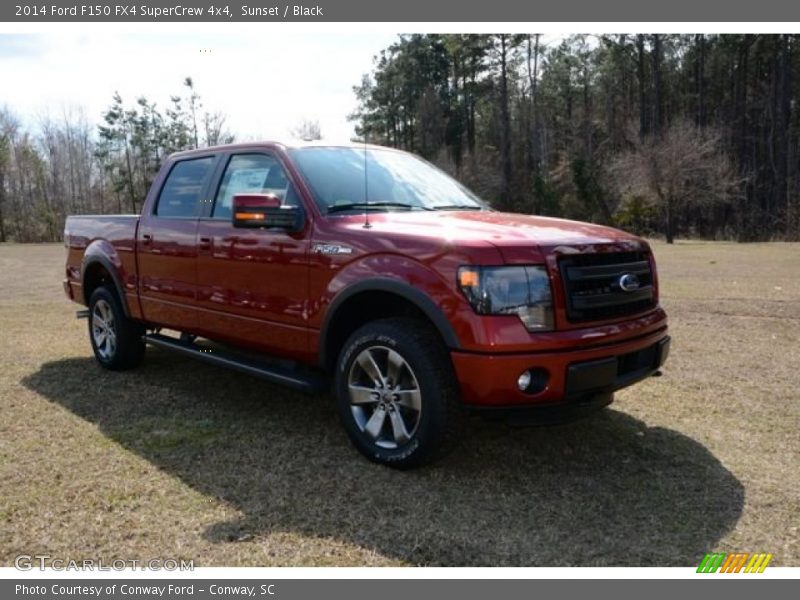 Sunset / Black 2014 Ford F150 FX4 SuperCrew 4x4