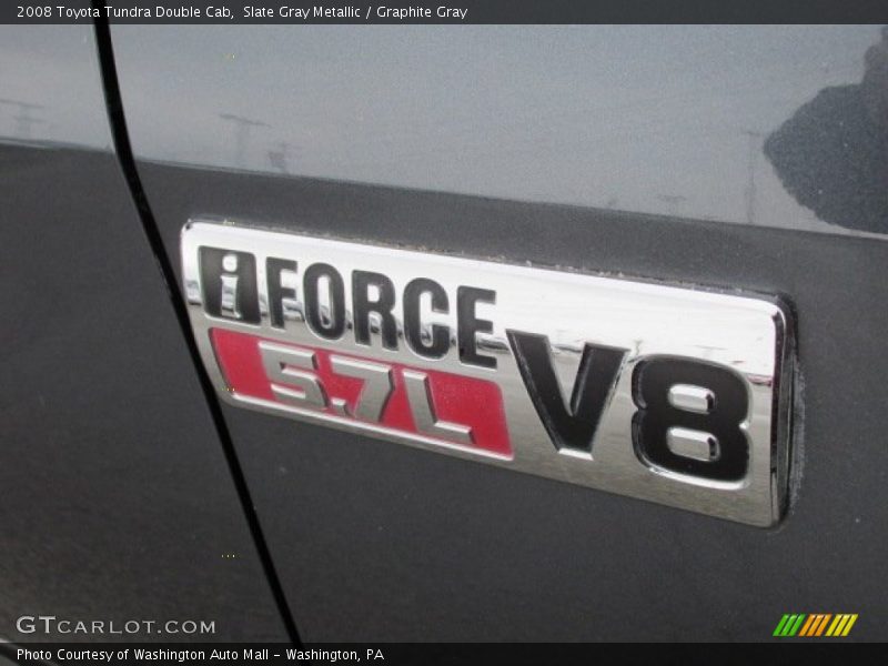 Slate Gray Metallic / Graphite Gray 2008 Toyota Tundra Double Cab