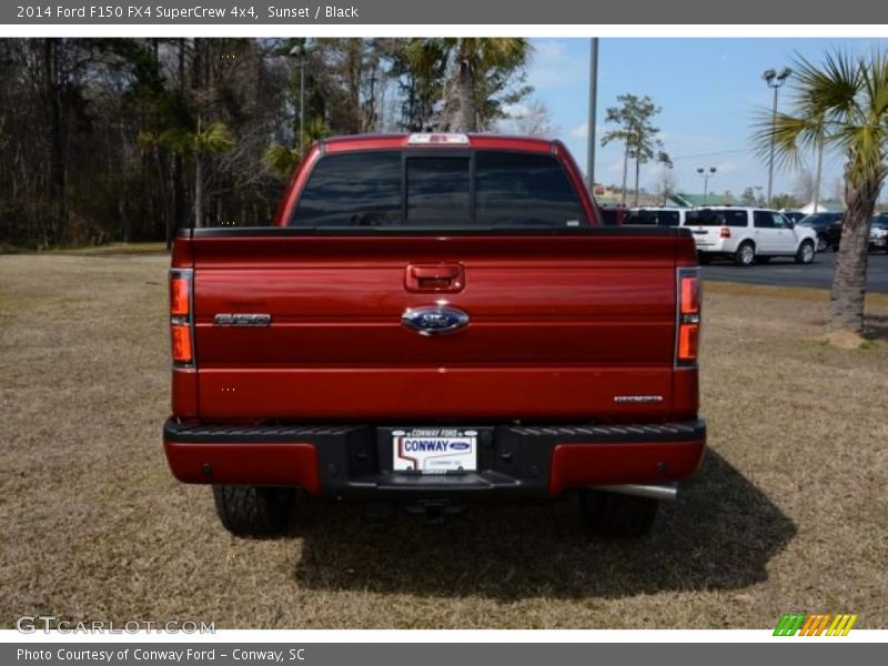 Sunset / Black 2014 Ford F150 FX4 SuperCrew 4x4