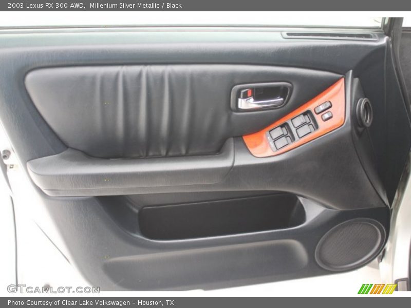 Millenium Silver Metallic / Black 2003 Lexus RX 300 AWD