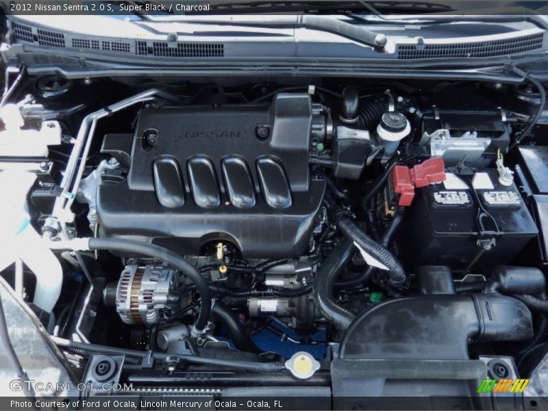 Super Black / Charcoal 2012 Nissan Sentra 2.0 S