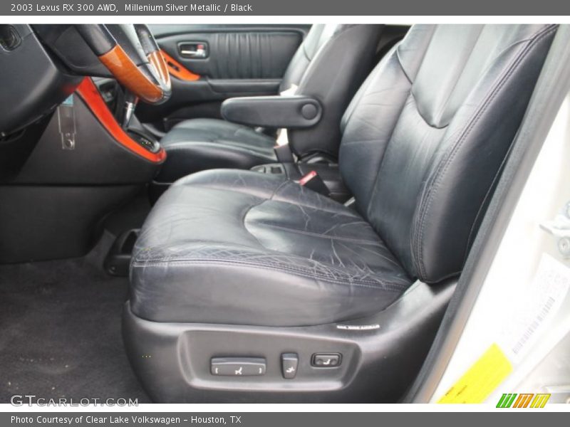 Millenium Silver Metallic / Black 2003 Lexus RX 300 AWD