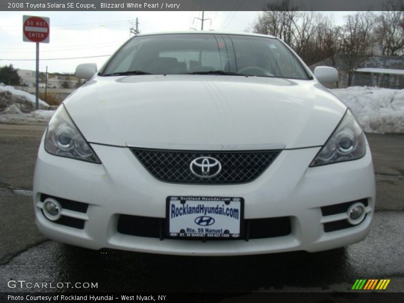 Blizzard White Pearl / Ivory 2008 Toyota Solara SE Coupe