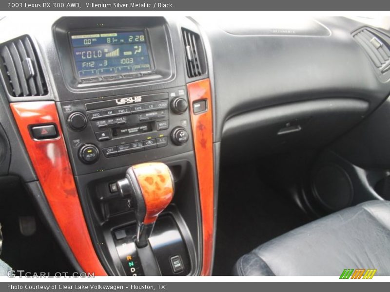 Millenium Silver Metallic / Black 2003 Lexus RX 300 AWD