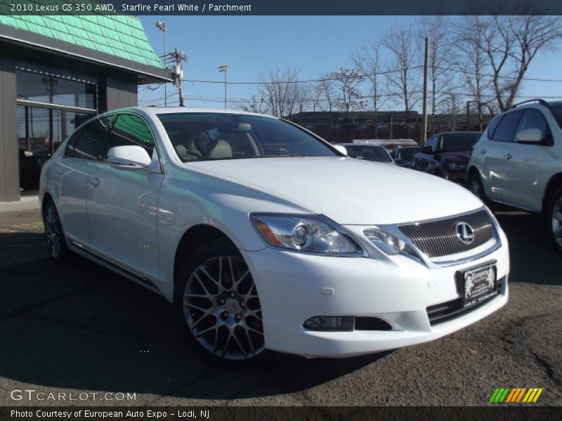Starfire Pearl White / Parchment 2010 Lexus GS 350 AWD
