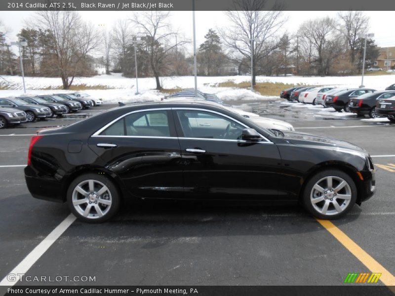 Black Raven / Jet Black/Jet Black 2014 Cadillac ATS 2.5L