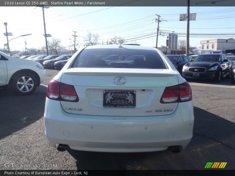 Starfire Pearl White / Parchment 2010 Lexus GS 350 AWD