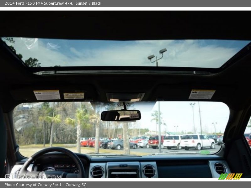 Sunset / Black 2014 Ford F150 FX4 SuperCrew 4x4