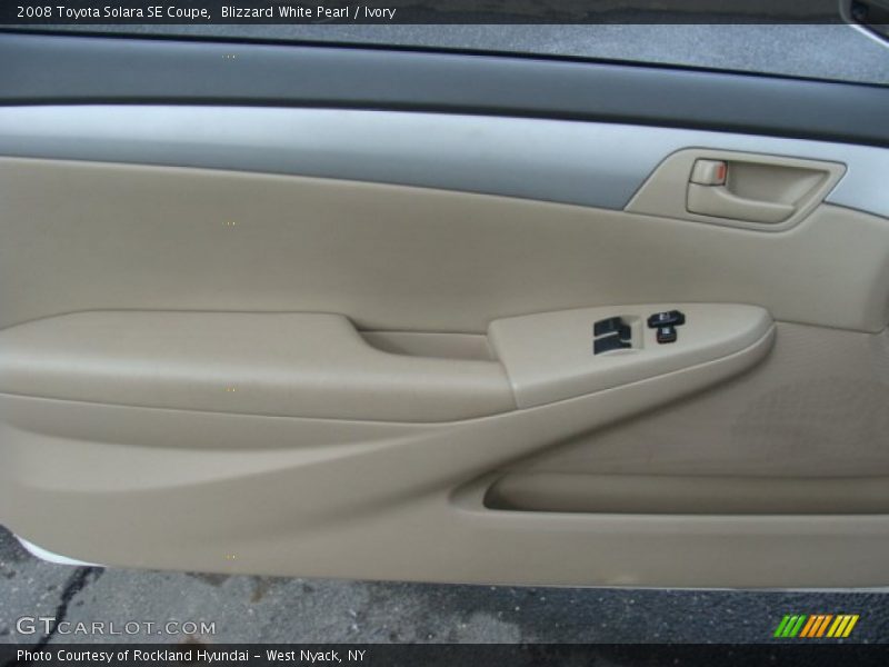 Blizzard White Pearl / Ivory 2008 Toyota Solara SE Coupe