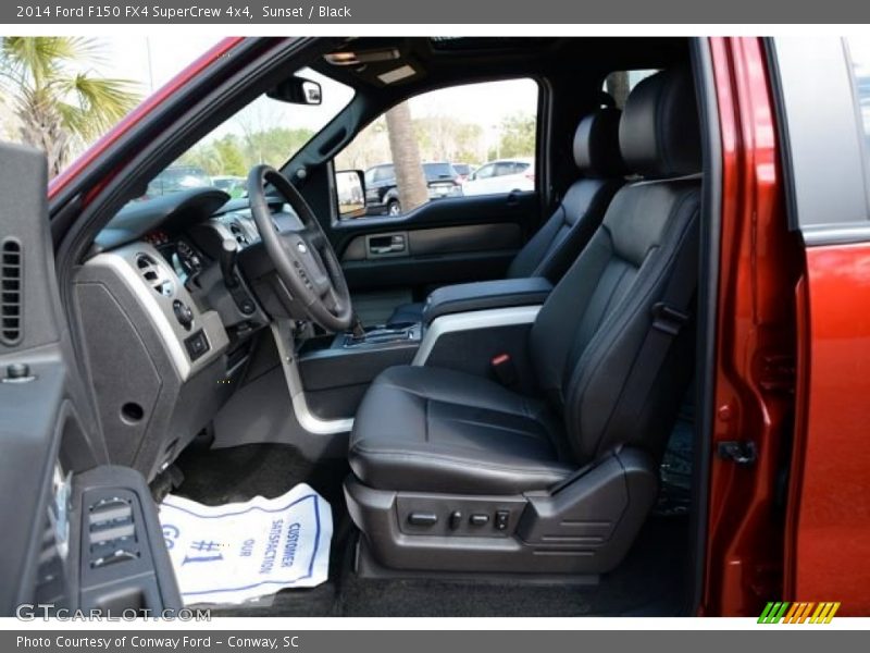 Sunset / Black 2014 Ford F150 FX4 SuperCrew 4x4