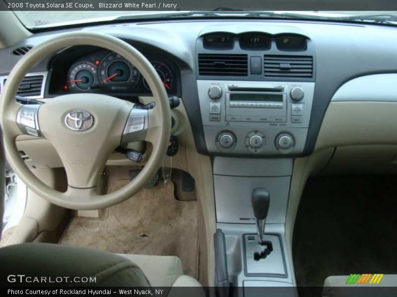 Blizzard White Pearl / Ivory 2008 Toyota Solara SE Coupe