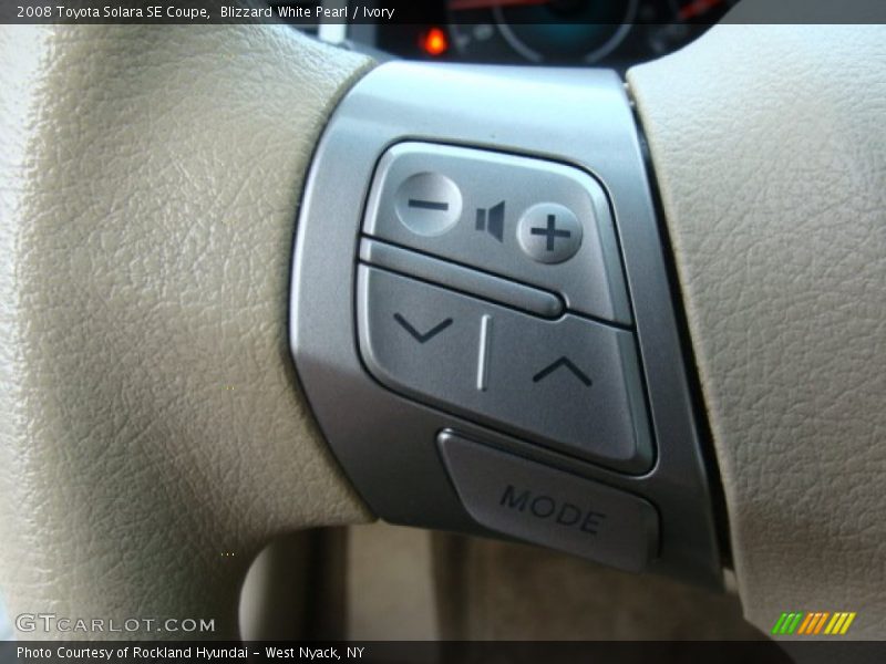 Blizzard White Pearl / Ivory 2008 Toyota Solara SE Coupe
