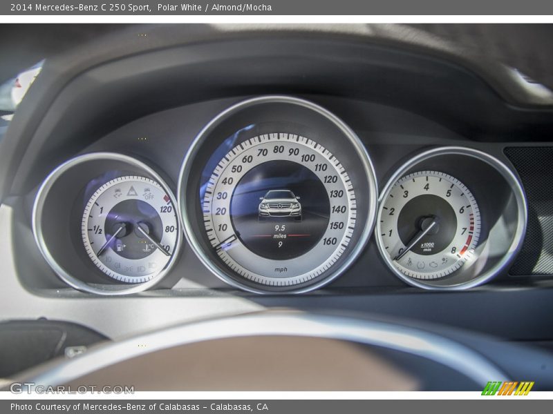 Polar White / Almond/Mocha 2014 Mercedes-Benz C 250 Sport