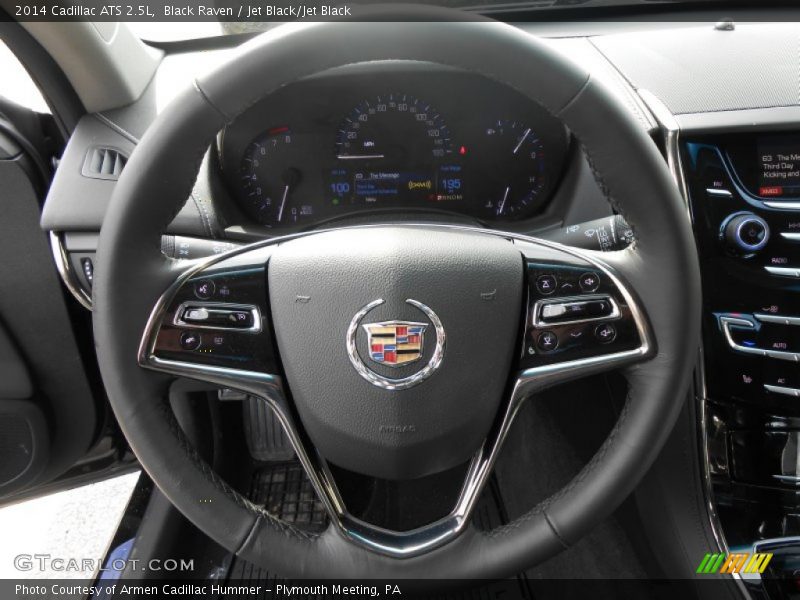Black Raven / Jet Black/Jet Black 2014 Cadillac ATS 2.5L