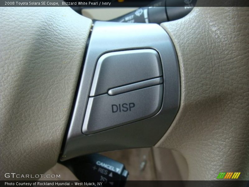 Blizzard White Pearl / Ivory 2008 Toyota Solara SE Coupe