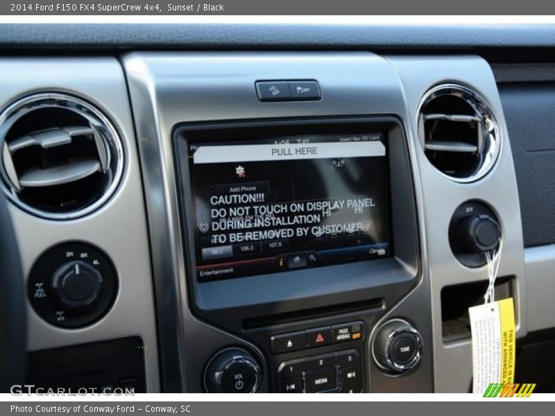 Sunset / Black 2014 Ford F150 FX4 SuperCrew 4x4