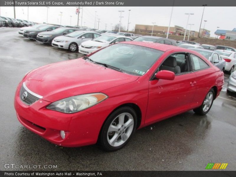 Absolutely Red / Dark Stone Gray 2004 Toyota Solara SLE V6 Coupe