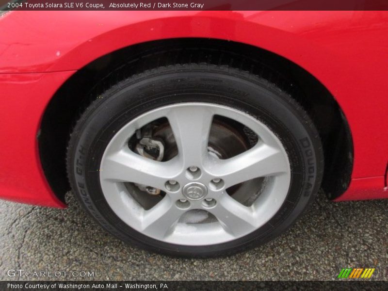 Absolutely Red / Dark Stone Gray 2004 Toyota Solara SLE V6 Coupe