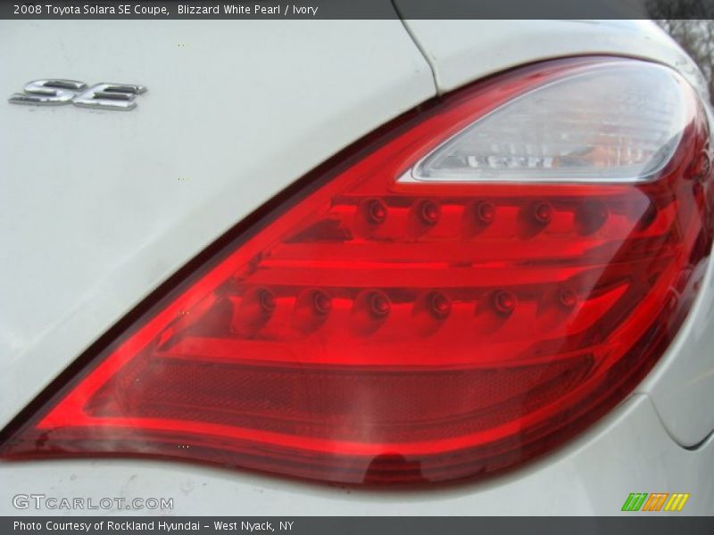 Blizzard White Pearl / Ivory 2008 Toyota Solara SE Coupe