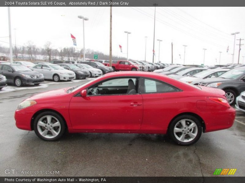 Absolutely Red / Dark Stone Gray 2004 Toyota Solara SLE V6 Coupe
