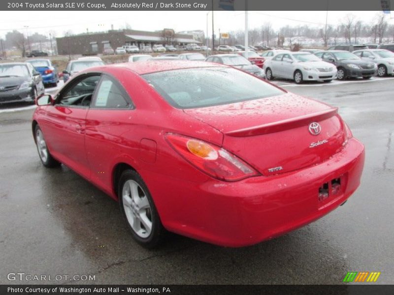 Absolutely Red / Dark Stone Gray 2004 Toyota Solara SLE V6 Coupe